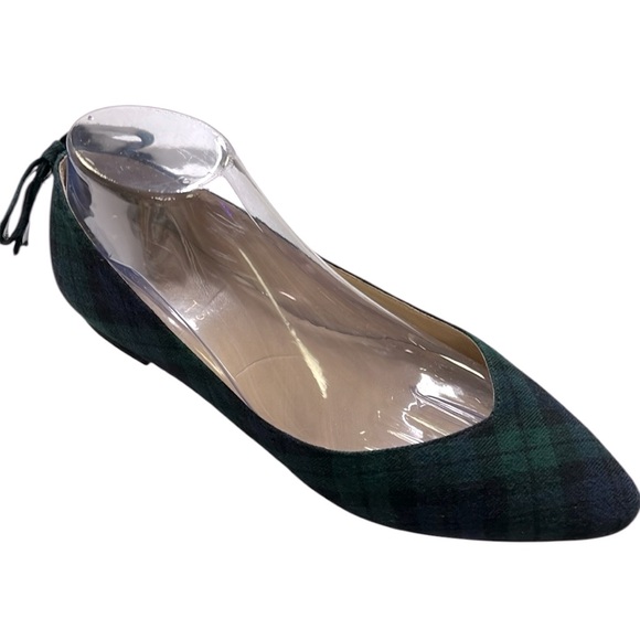 Talbots Plaid Bow Flats - Picture 1 of 4